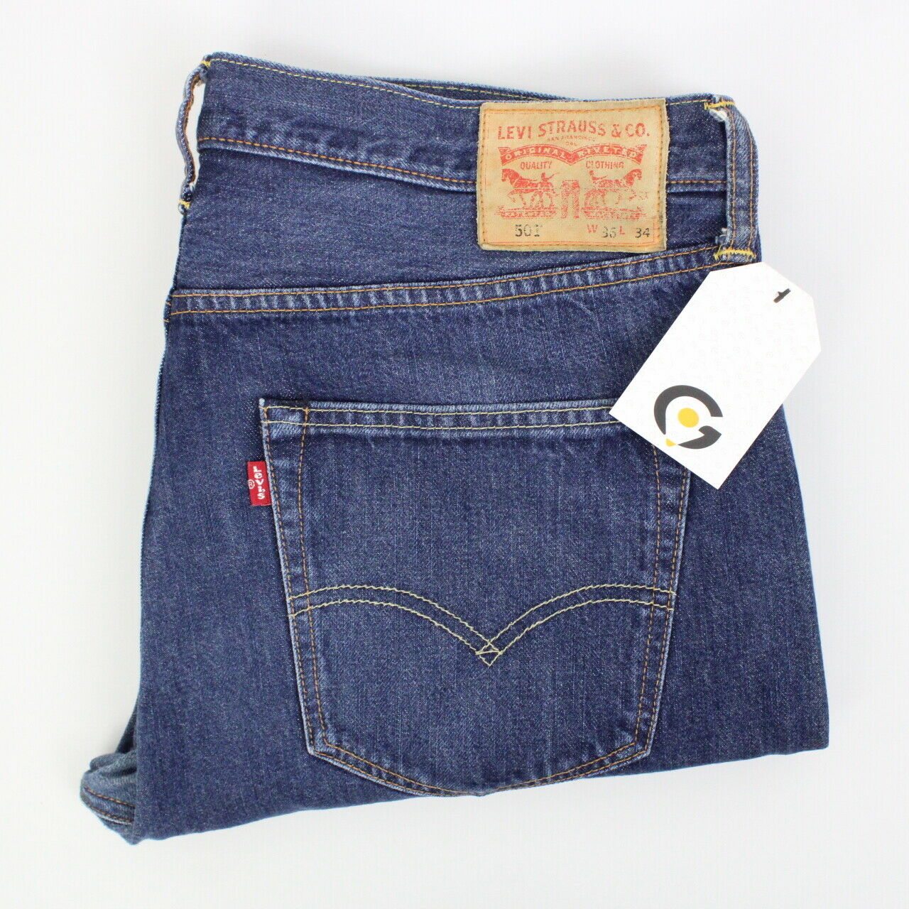 LEVIS 501 Jeans Dark Blue | W37 L30