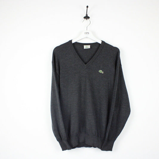 LACOSTE Knit Sweatshirt Grey | Medium