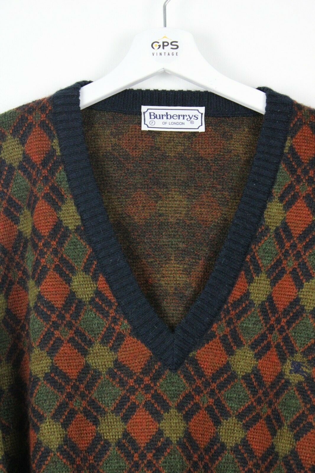 Vintage 90s BURBERRY Wool Sweatshirt | GPS Vintage