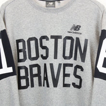 Load image into Gallery viewer, MLB NEW BALANCE Boston BRAVES Sweatshirt Grey | Medium
