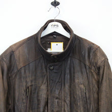 Load image into Gallery viewer, 90s Leather Aviator Jacket Brown | XL
