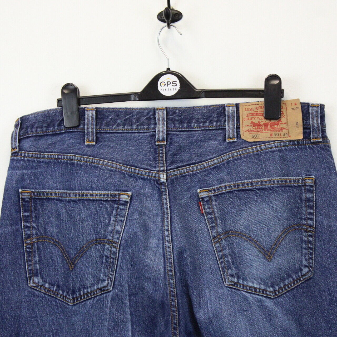 LEVIS 501 Jeans Dark Blue | W40 L26