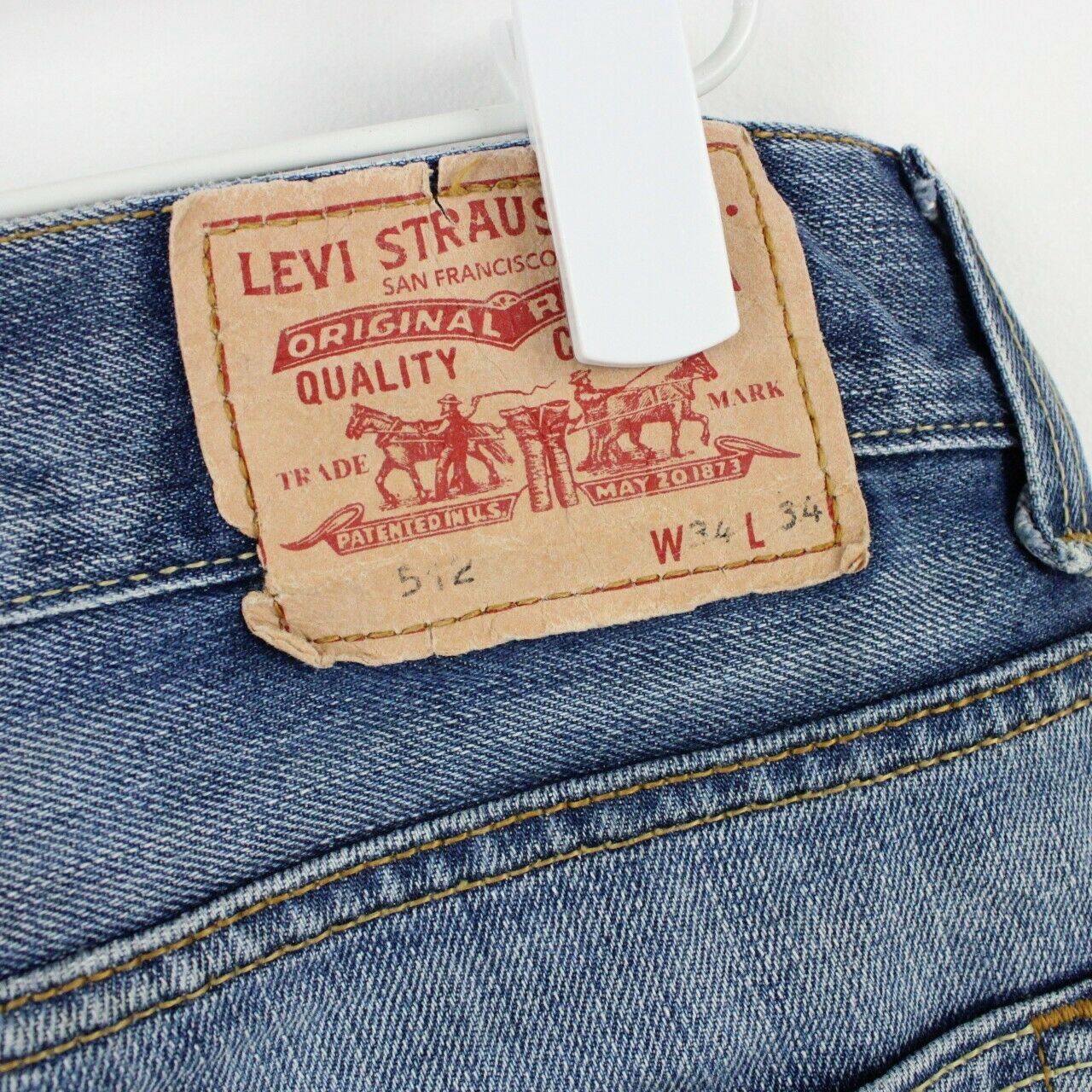 Mens LEVIS 512 Jeans Mid Blue | W34 L32