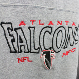 NFL 90s Atlanta FALCONS Sweatshirt Grey | Large