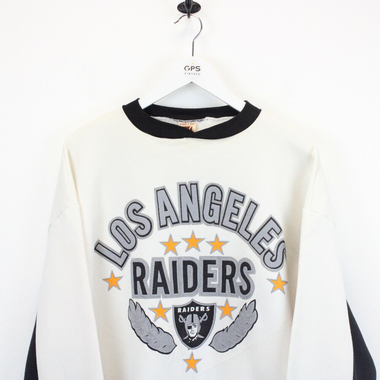 NFL LOGO 7 80s LA RAIDERS Sweatshirt XL GPS Vintage