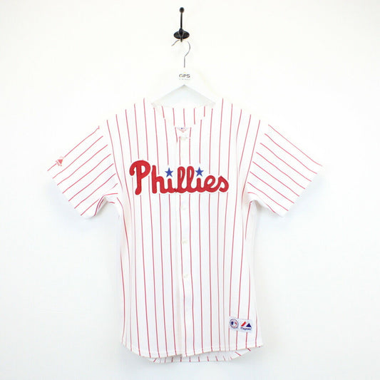 MLB 00s Philadelphia PHILLIES Jersey White | XS