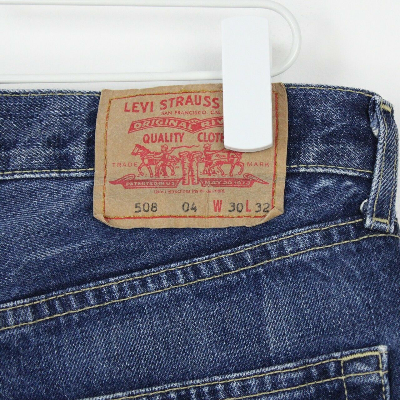 Mens LEVIS 508 Jeans Mid Blue | W32 L32