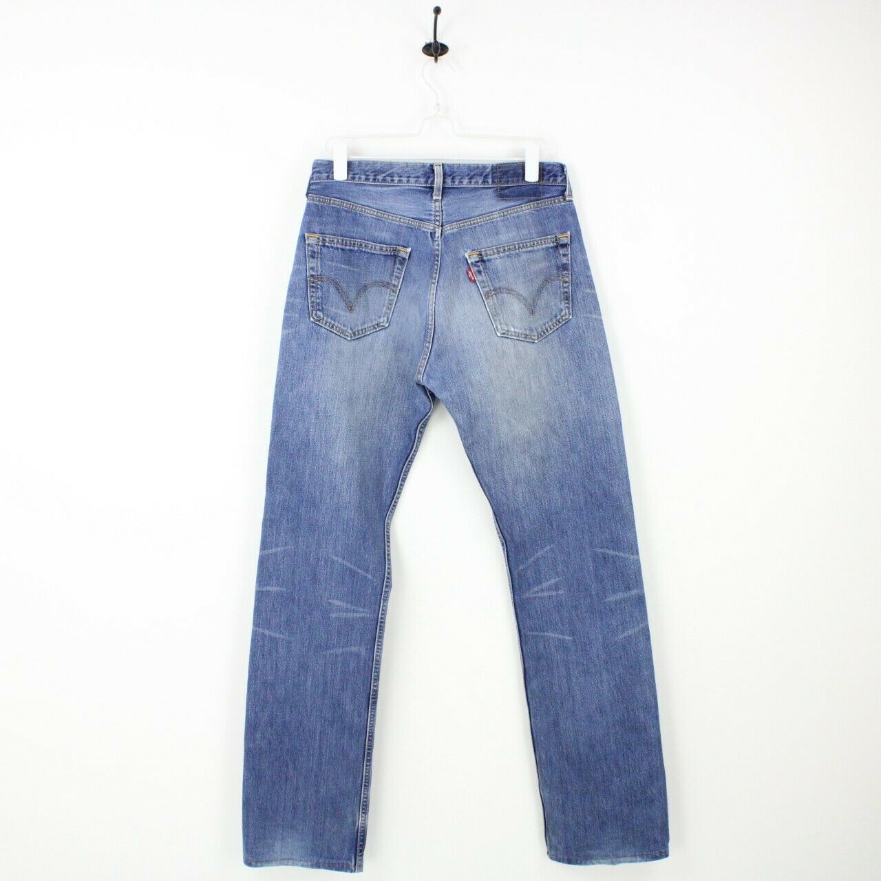 Mens LEVIS 501 Jeans Mid Blue | W32 L34