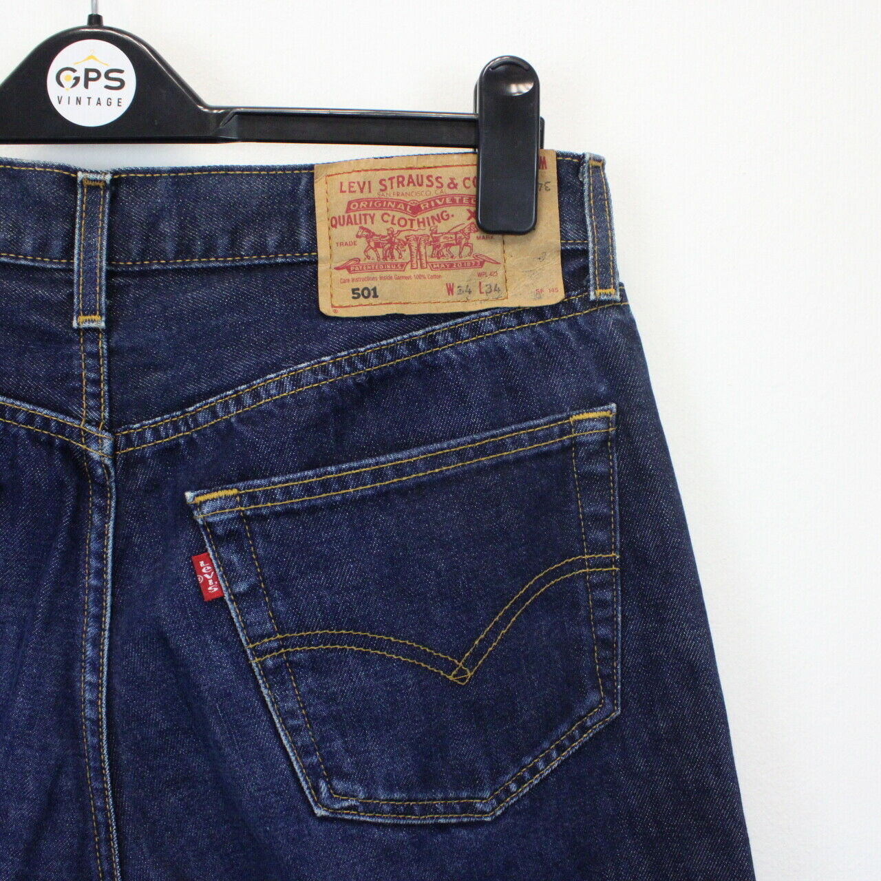 LEVIS 501 Jeans Dark Blue | W34 L30