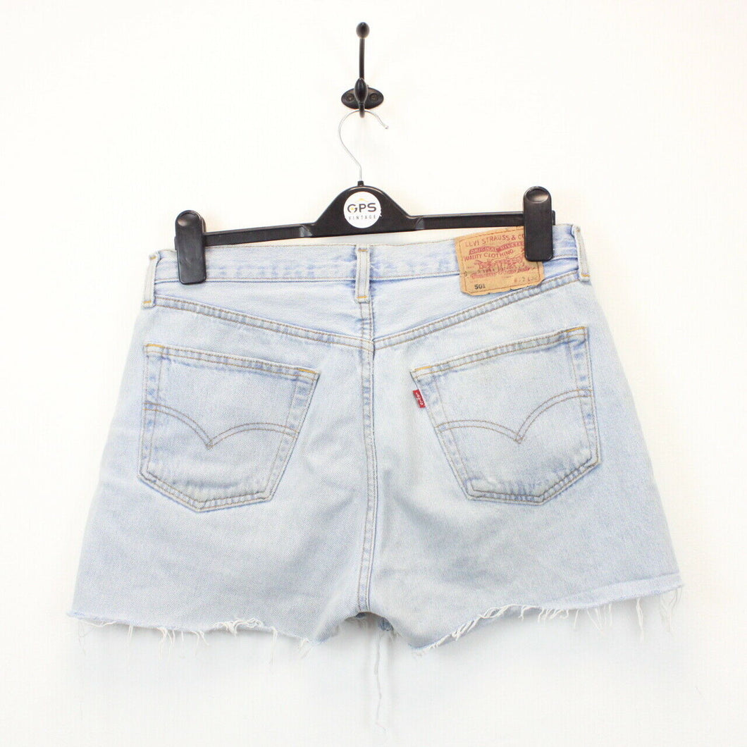 Womens LEVIS 501 Shorts Light Blue | W33