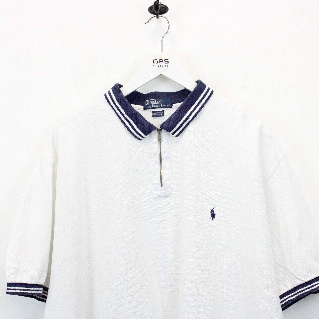 RALPH LAUREN Polo Shirt White | XXL