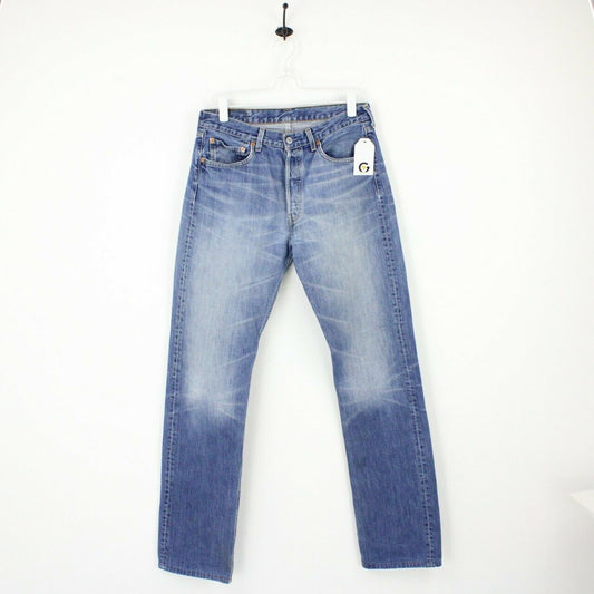 Mens LEVIS 501 Jeans Mid Blue | W32 L34