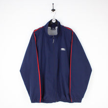 Load image into Gallery viewer, Mens UMBRO 00s Track Top Navy Blue | XL
