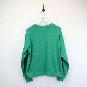 CHEMISE LACOSTE 90s Knit Sweatshirt Green | Small