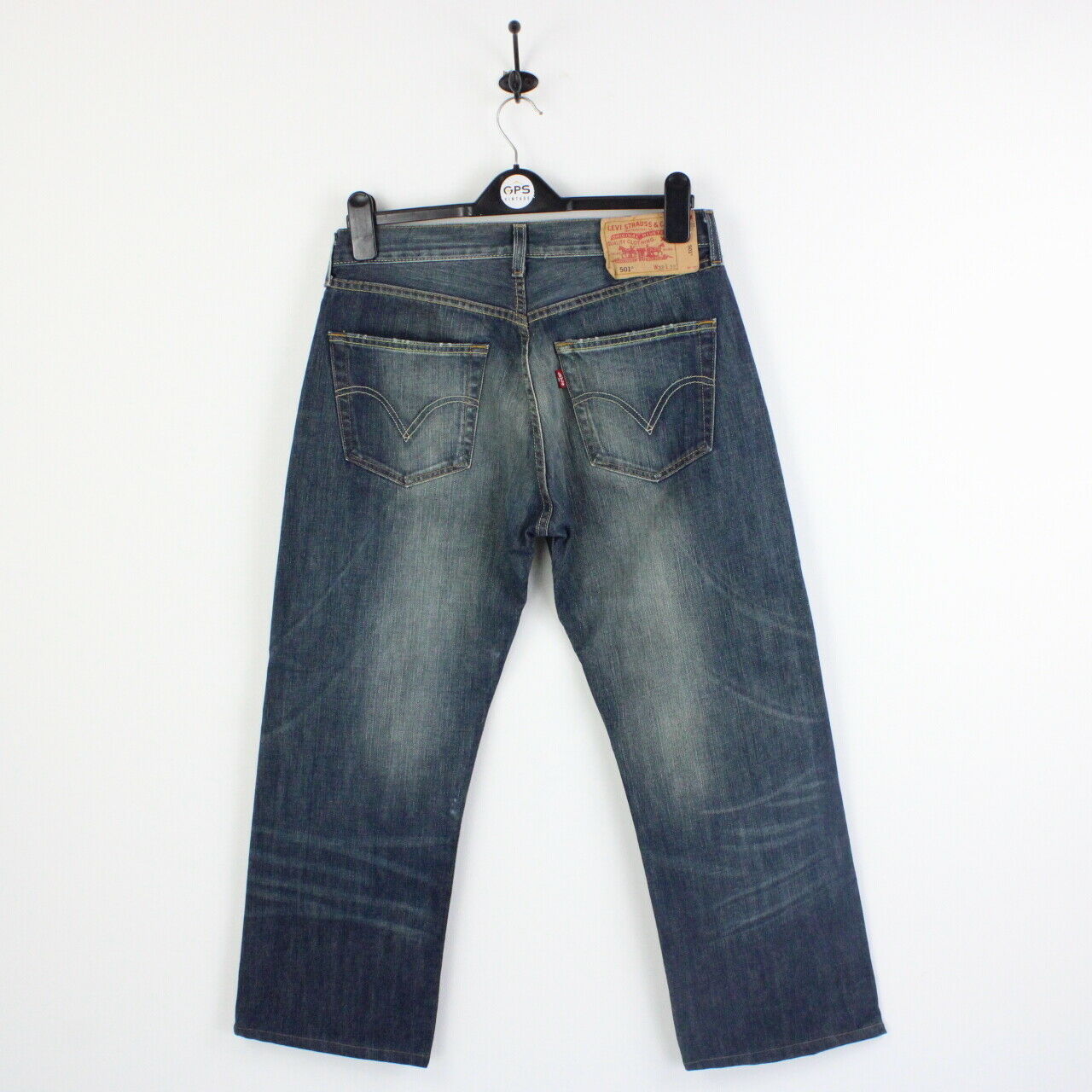 Womens LEVIS 501 Jeans Dark Blue | W32 L26