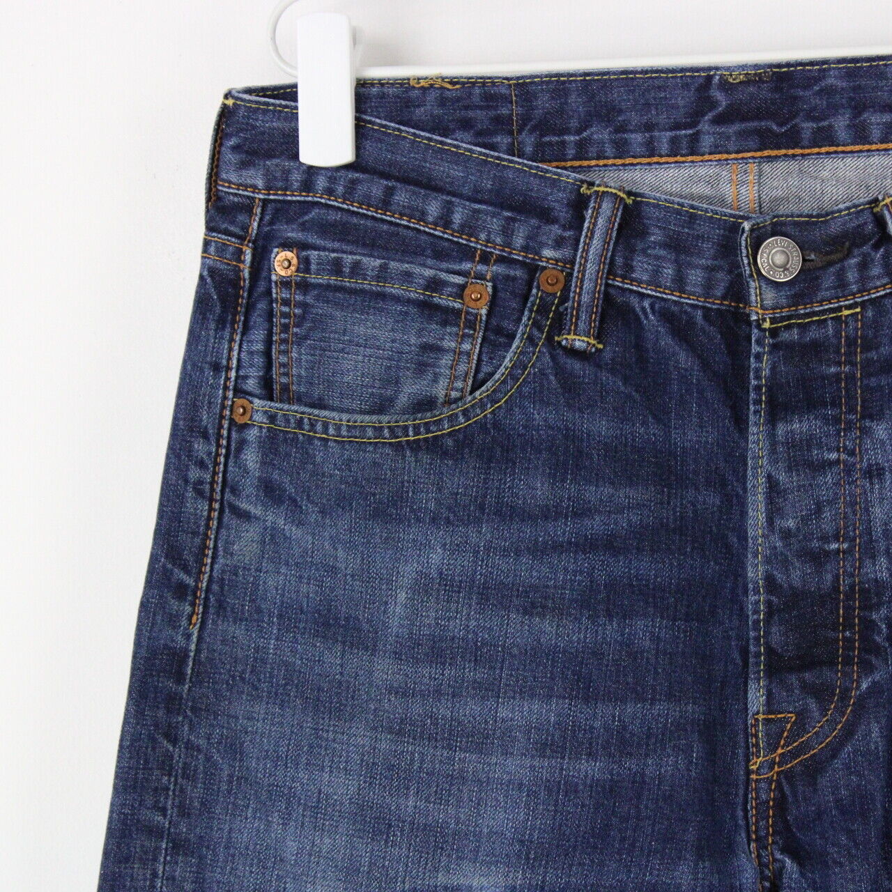 Mens LEVIS 501 Jeans Dark Blue | W31 L28 – GPS Vintage