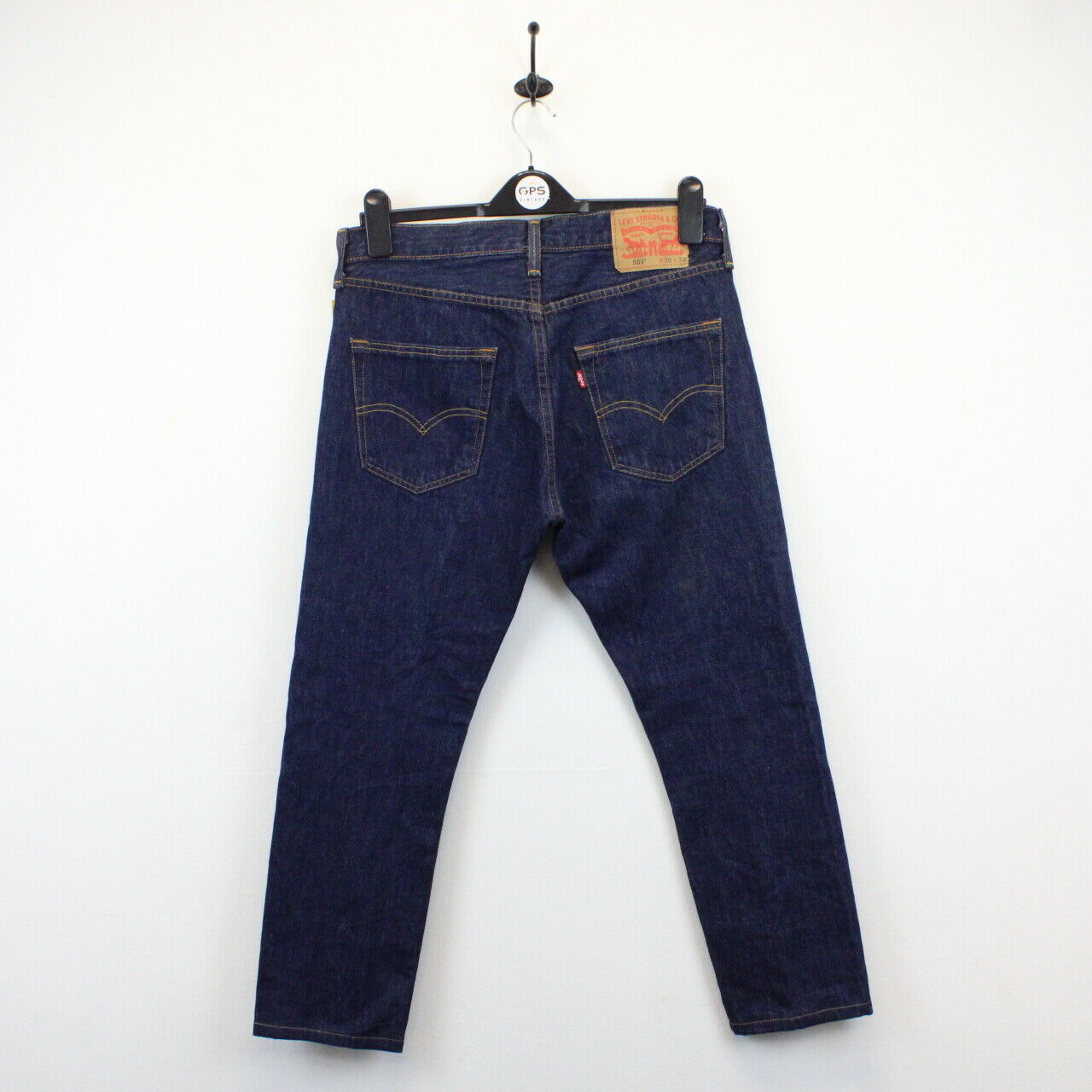 Womens LEVIS 501 Jeans Dark Blue | W32 L26