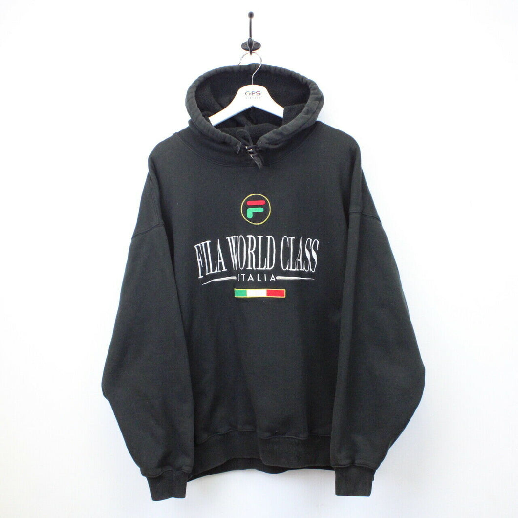 FILA 90s Hoodie Black | XL