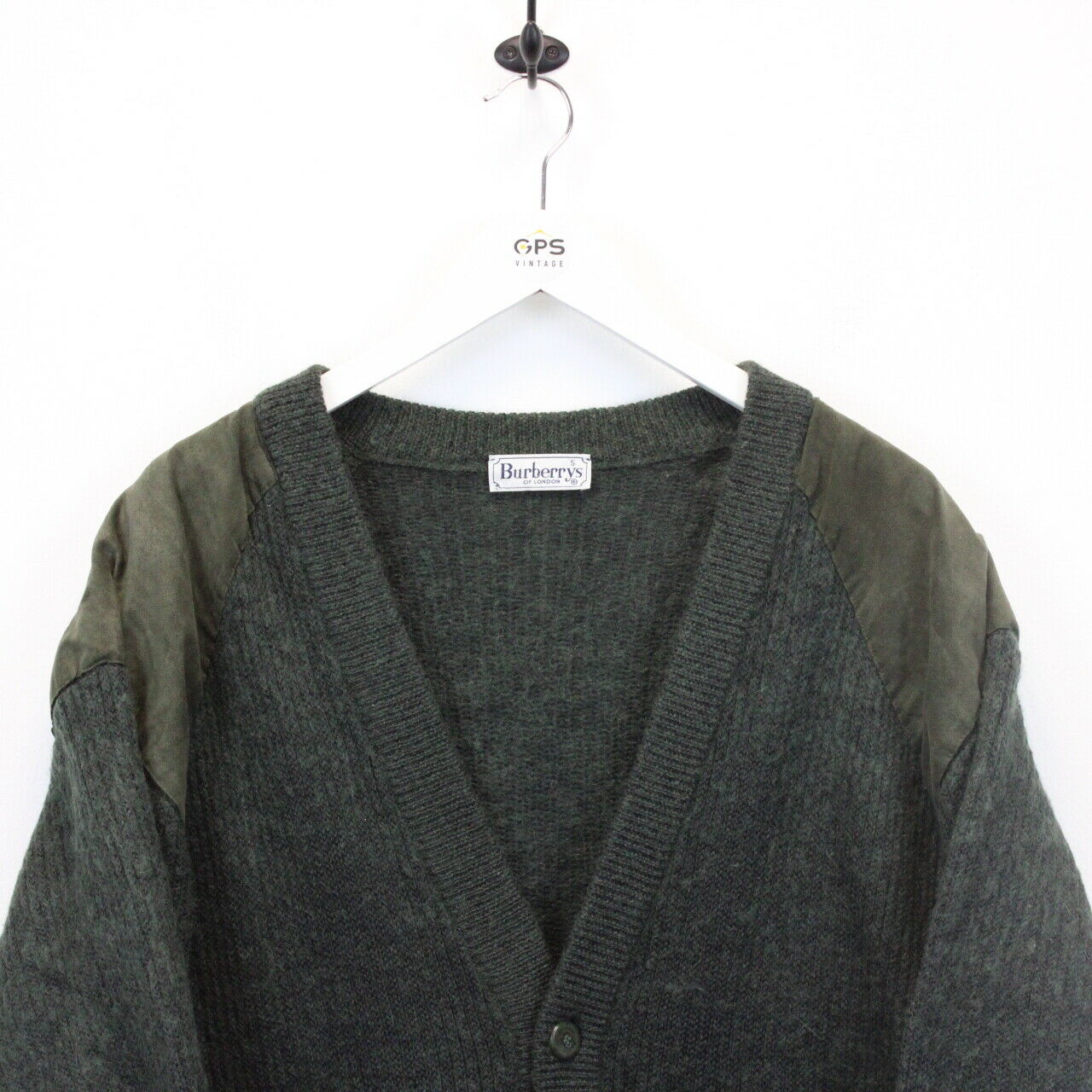 BURBERRYS OF LONDON 90s Cardigan Green | Medium