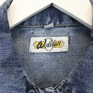 Womens 80s Denim Jacket Light Blue | Small