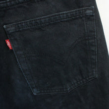 Load image into Gallery viewer, Womens LEVIS 501 Jeans Black | W29 L36
