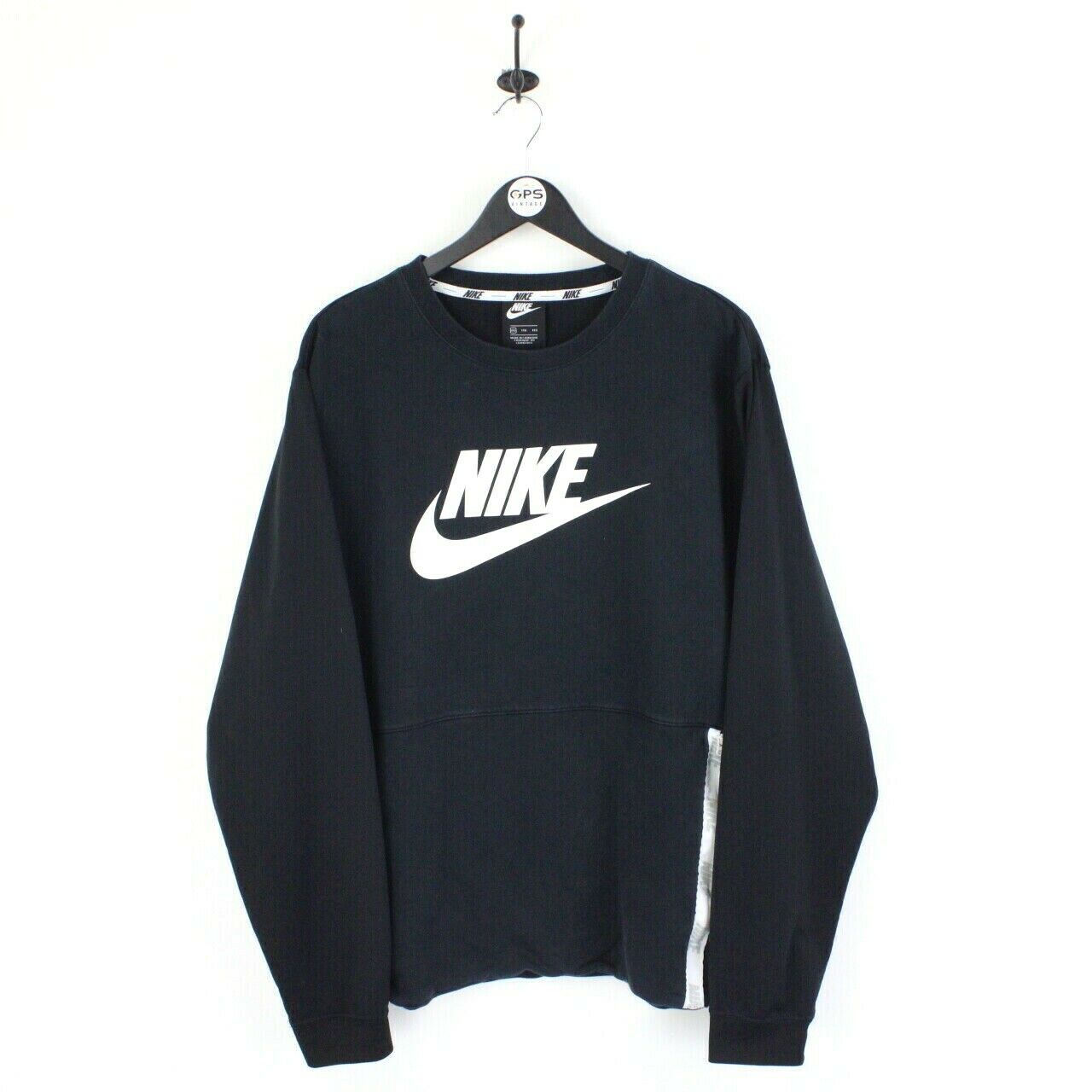 Mens NIKE Sweatshirt Black | XXL