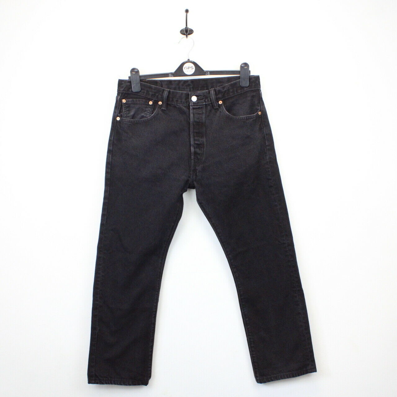 LEVIS 501 Jeans Black Charcoal | W34 L28