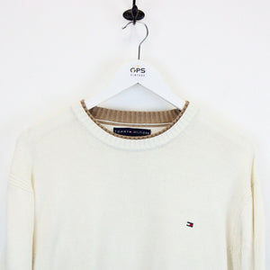 TOMMY HILFIGER Knit Sweatshirt Beige | XL