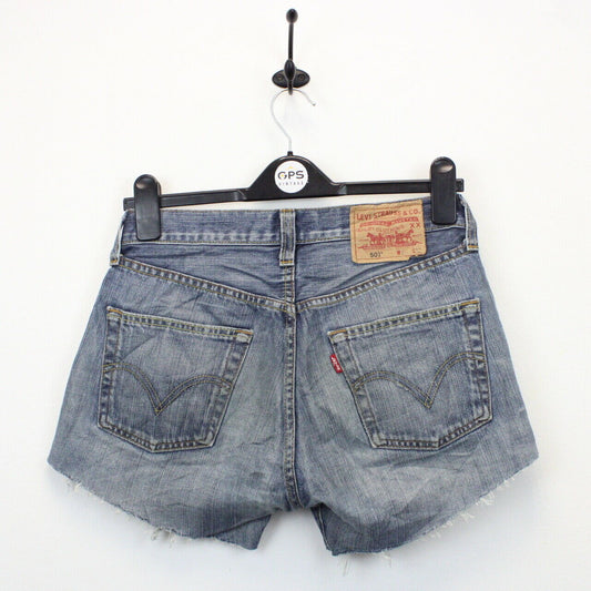 Womens LEVIS 501 Shorts Mid Blue | W29