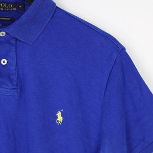 Mens RALPH LAUREN Polo Shirt Blue | Medium