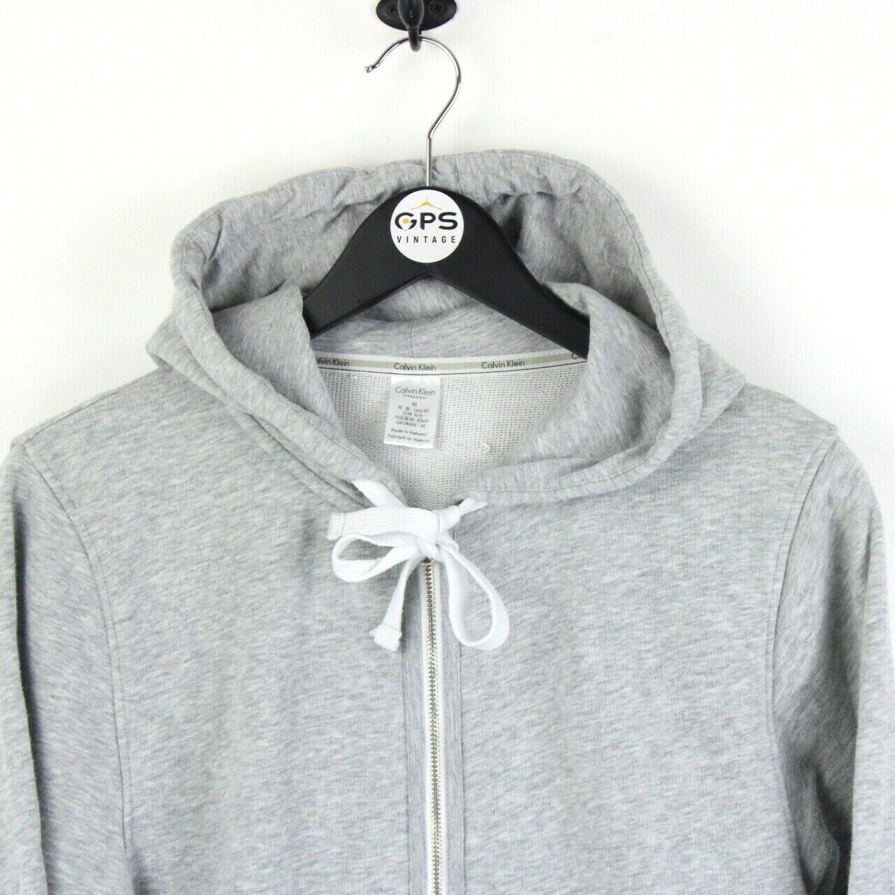 Womens CALVIN KLEIN Hoodie Grey | Medium