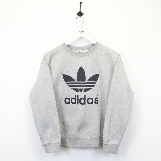 Womens ADIDAS 90s Sweatshirt Grey | Small