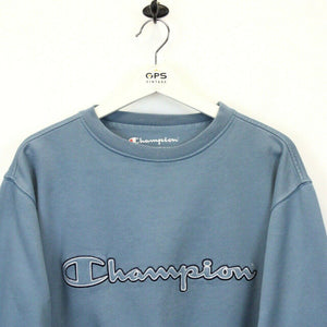 CHAMPION Sweatshirt Blue | Medium