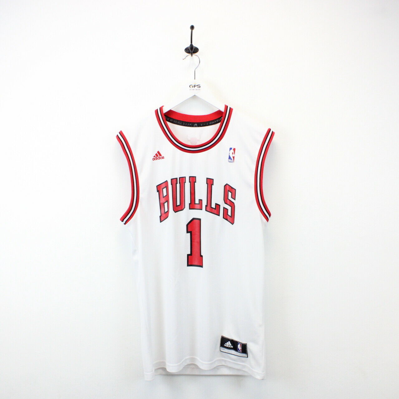 NBA ADIDAS Chicago BULLS Jersey White | Small