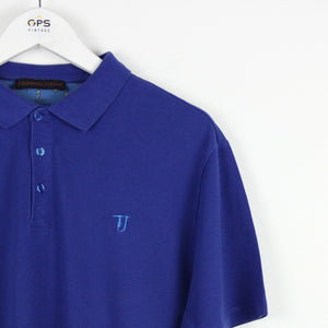 TRUSSARDI Polo Shirt Blue | Large