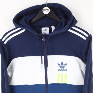 Mens ADIDAS ORIGINALS Hoodie Blue | Small