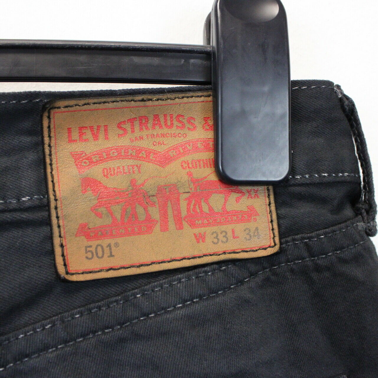 LEVIS 501 Jeans Black | W33 L34