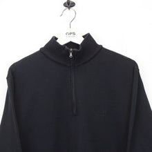 Load image into Gallery viewer, HUGO BOSS 1/4 Zip Sweatshirt Black | XL
