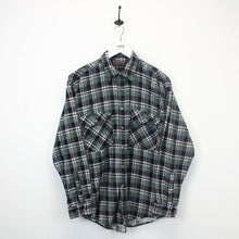 Load image into Gallery viewer, Flannel Plaid Shirt Green | Small
