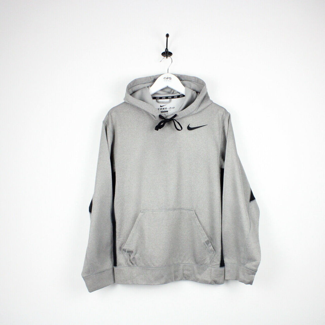 NIKE Hoodie Grey | Small