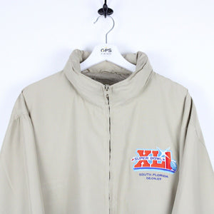 NFL Track Jacket Beige | XXL