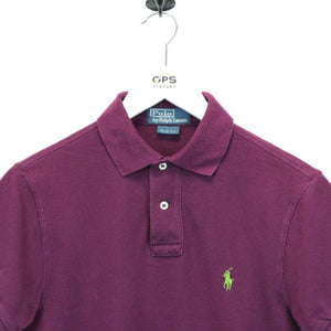 RALPH LAUREN Polo Shirt Purple | XS