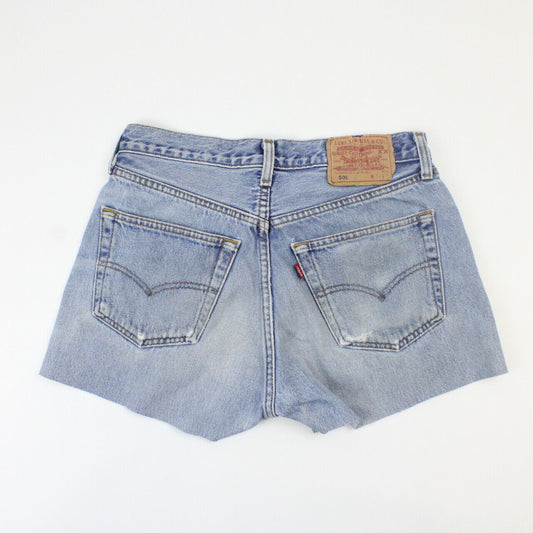 Womens LEVIS 501 Shorts Light Blue | W30