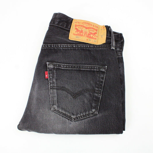 LEVIS 501 Jeans Black Charcoal | W30 L30