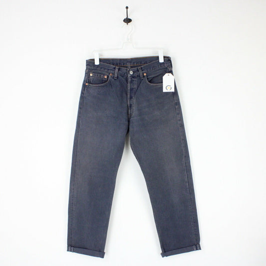 Mens LEVIS 501 Jeans Dark Blue | W32 L28