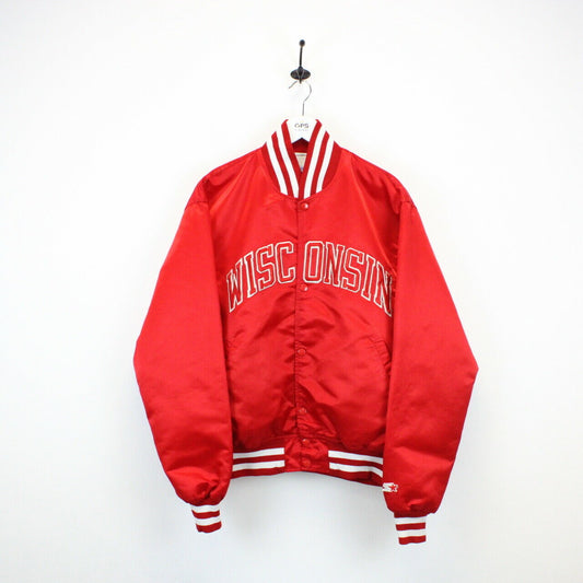 STARTER 90s Wisconsin BADGERS Jacket | Medium