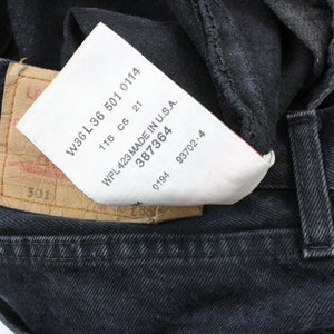 LEVIS 501 Jeans Black | W34 L34