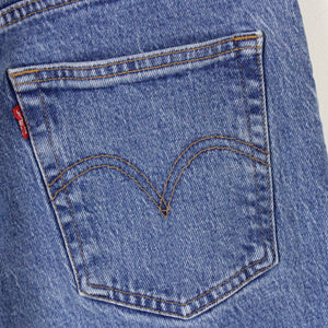 Womens LEVIS Ribcage Big E Jeans Mid Blue | W28 L28