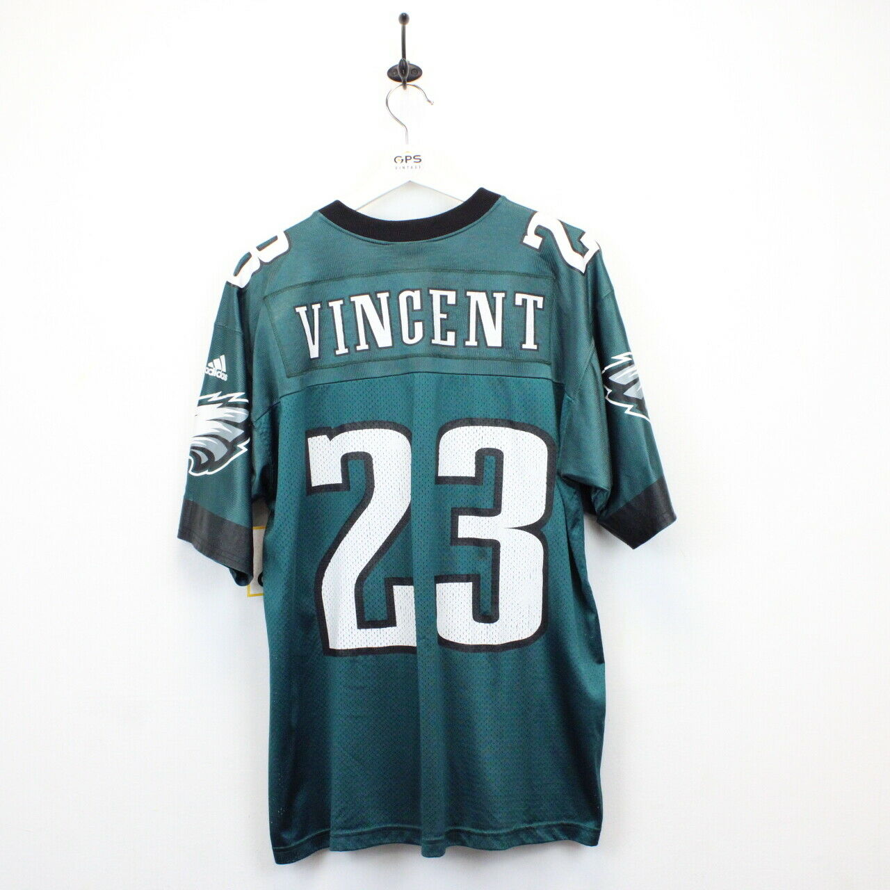 NFL ADIDAS 90s Philadelphia EAGLES Jersey Green | Medium