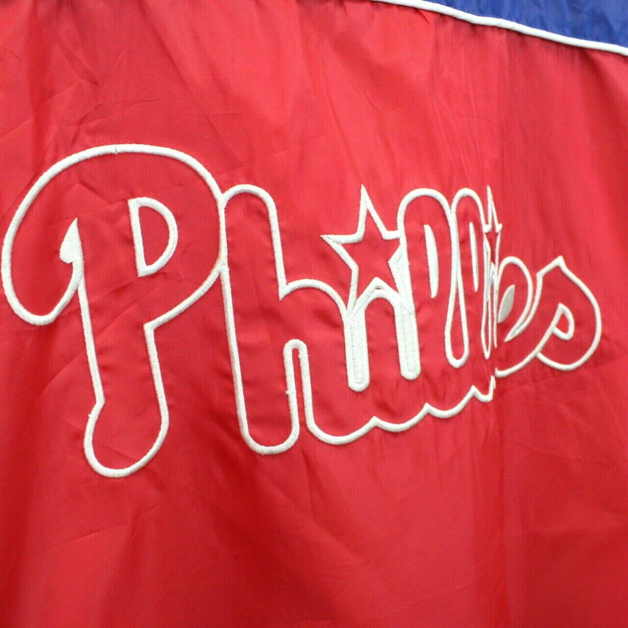 MLB 00s Philadelphia PHILLIES Jacket Red | XL